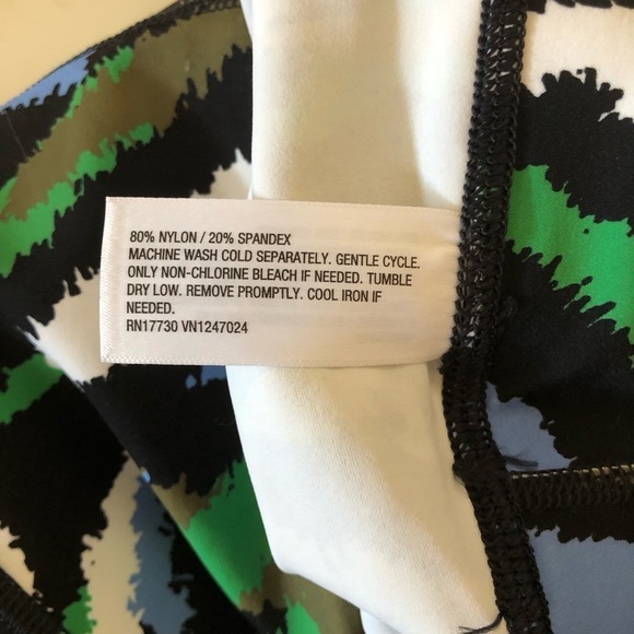 Diane Von Furstenberg x Target DVF Disco Zebra Bike Shorts 7’ Inseam Size XXS - Picture 9 of 10